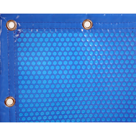 Cobertor Térmico con refuerzo en los anchos 600 micras ECO para piscina de 3 x 3 metros