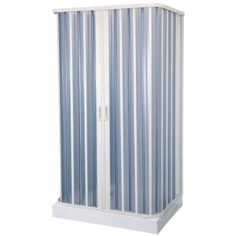 Box Doccia a 3 lati cm 80 x 90 x 80 H.184 con apertura RIDUCIBILE