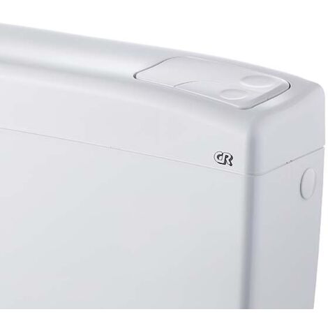 Valvola Di Scarico WC A Doppio Pulsante VeeBath Pro - Meccanismo A Leva In Ceramica Con Troppopieno - Ricambio Per Cassetta Nascosta - Approvato WRAS