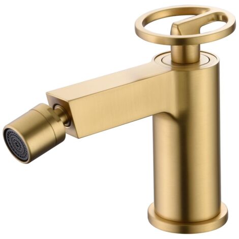 IMEX BDC033-2OC OLIMPO Monomando Bidé Oro Cepillado - ref: BDC033-2OC (1/2)