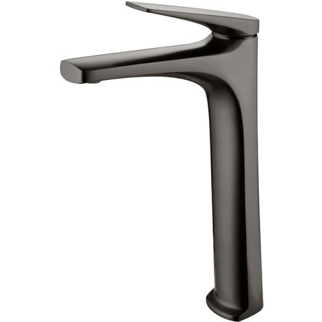 Monomando lavabo alto Delos black gun metal (1/4)