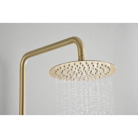 IMEX BDD055/OC DELOS Conjunto Ducha Monomando Oro Cepillado - ref: BDD055/OC