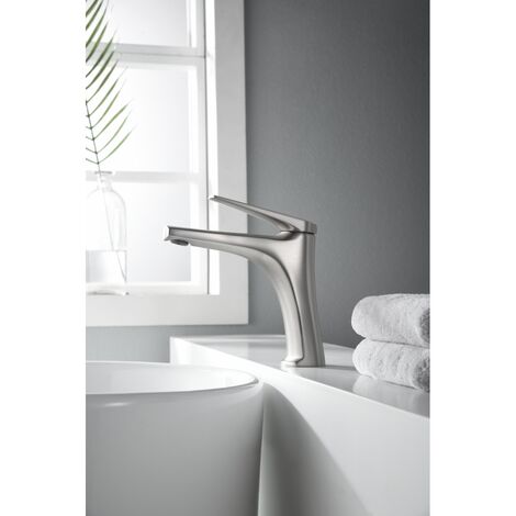 Monomando lavabo Delos (acero s316) (1/3)