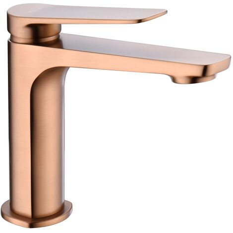 Monomando lavabo Nápoles oro rosa cepillado