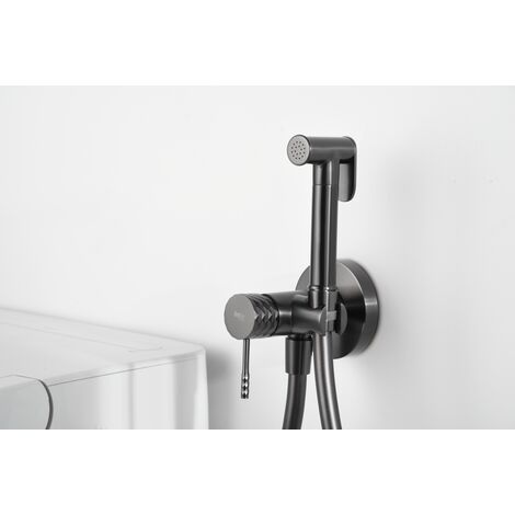 IMEX RDG053/BGM GÉNOVA Grifo Empotrado de Bidé Black Gun Metal - ref: RDG053/BGM (1/3)