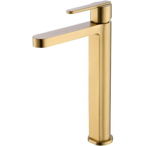 IMEX BDR001-3OC ROMA Monomando Lavabo Alto Oro Cepillado - ref: BDR001-3OC (1/4)