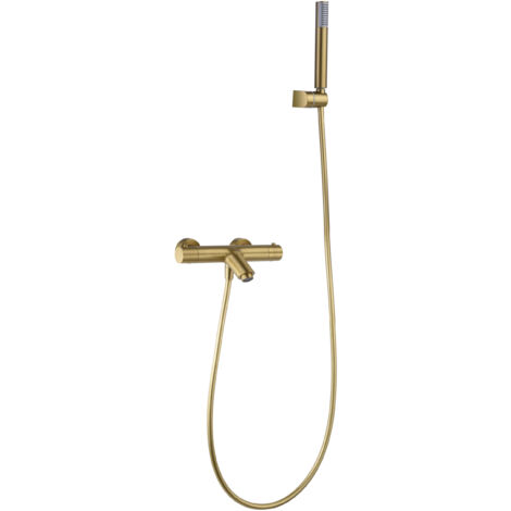 IMEX BTM039-4OC MONZA Kit Baño/Ducha Termostatico Oro Cepillado - ref: BTM039-4OC (1/4)