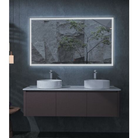 ESPEJO SUIZA 140x60 NEGRO MATE