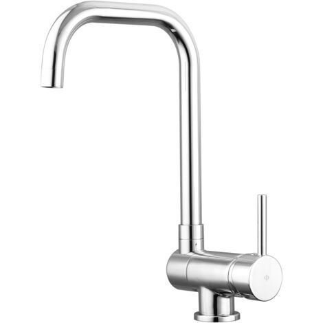Grifo de Cocina Modelo ABATIBLE-C Fabricado en Latón cromado Monomando Abatible Acabado en Cromo (1/2)