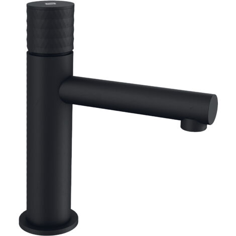 Grifo de Lavabo Modelo RADIO Monomando Acabado en Negro (1/2)