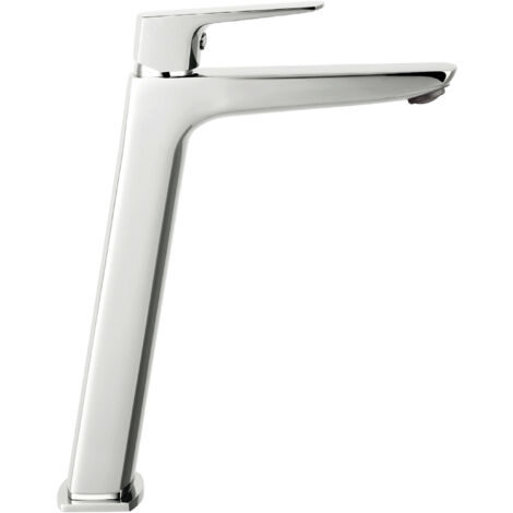 Grifo de Lavabo de Caño Alto Modelo MARRIOT Fabricado en Latón cromado Monomando Acabado en Cromo (1/2)