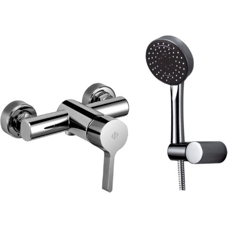 Grifo de ducha con mezclador monomando Fussion cromo GME (1/2)