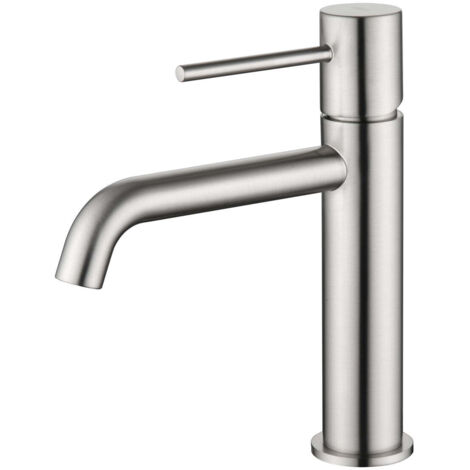 IMEX BDM039-1NQ MONZA Grifo Monomando de Lavabo Color Níquel Cepillado - ref: BDM039-1NQ