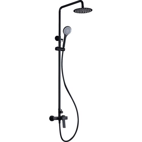 Columna de ducha Luxor negro mate [ IMEX® ] (1/4)
