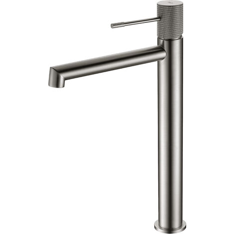 Monomando lavabo alto Line níquel cepillado IMEX BDD038-3NQ