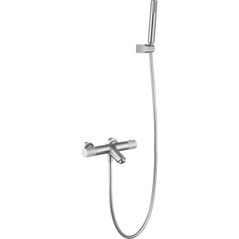 Grifo de bañera/ducha termostático Line níquel [ IMEX® ]
