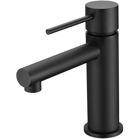 Monomando lavabo Milos Stick negro mate IMEX BDYS045-1NG