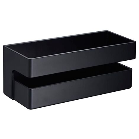Jabonera frontal de PVC color negro - IMEX