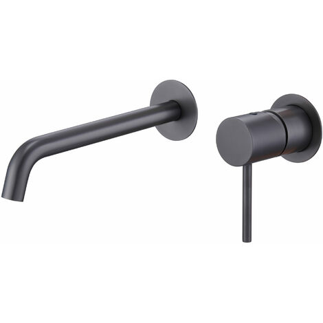 IMEX GLM039/BGM MONZA Grifo Monomando Lavabo Empotrado Black Gun Metal - ref: GLM039/BGM