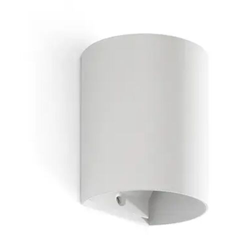 Applique murale SOLE blanche lisse avec interrupteur 40522 (1/2)