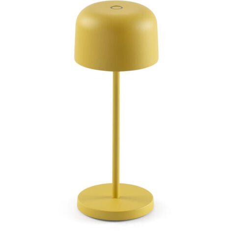 MAVIS lampe de table portable jaune 2W tactile IP54 71922
