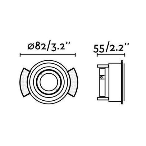 Faro - Hyde Lampe Encastrable Blanche Carré Orientable GU10 50 60hz 8w Ip 20classe I 04917616790 Faro - Hyde Lampe Encastrable Blanche Carré Orientable GU10 50 60hz 8w Ip 20classe I 04917616790