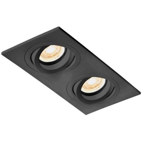 RADÓN Lampe encastrable au plafond noir de FARO 43407 (1/3)