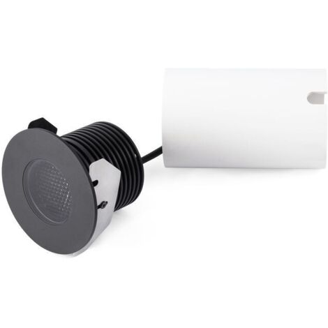 GRUND LED Lampe encastrable noir 7W 2700K 70736 (1/2)
