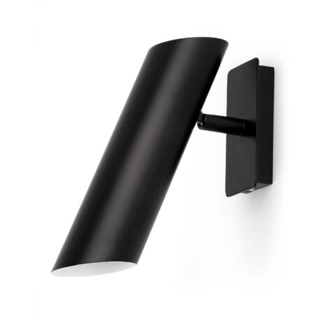 Faro Barcelona – Applique murale intérieure 1 lumière réglable – Acier noir mat – Culot GU10 – Indice de protection IP20 – Dimensions 30x22cm