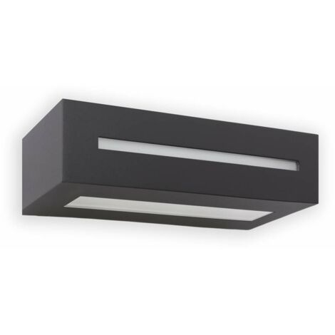 Faro West-1 - Applique murale extérieure à 1 ampoule gris foncé IP54, E27 (1/5)