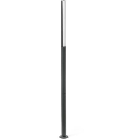 Faro Barcelona – Lampadaire extérieur LED 180 cm – Aluminium gris anthracite – IP54 résistant aux intempéries – 16W 625 lumens 4000K - Beret-3