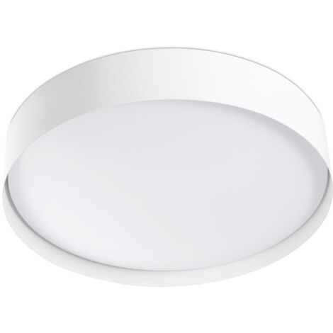 Faro Vuk - Plafonnier LED Salle de Bain Rond Blanc IP44 (1/5)
