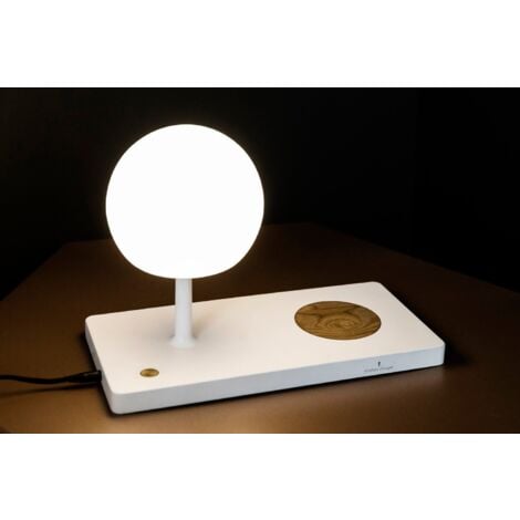 Lampe avec prise USB Faro Niko Blanc Métal – Lampes design chez  Web-Luminaire