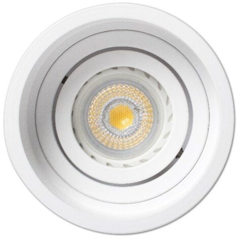 ACRE Spot orientable rond blanc
