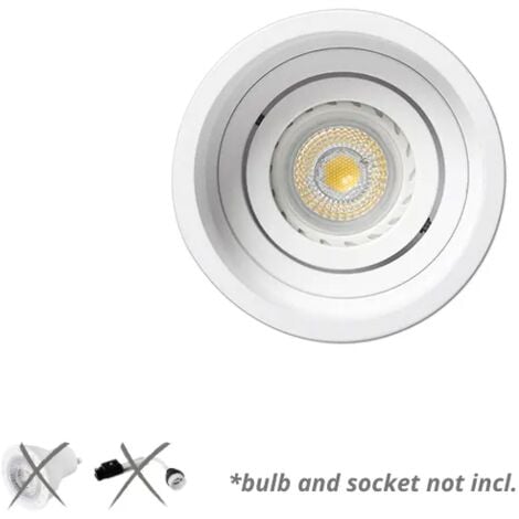 ACRE Spot orientable rond blanc