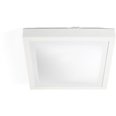SABETH Lampe plafond carrée blanche Ø 320 cm (1/2)