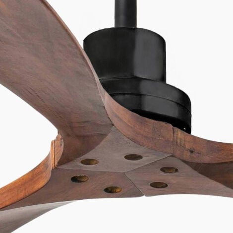 Ventilateur de plafond sans lumière noire Ø 132 cm LANTAU-G DC 33516DC