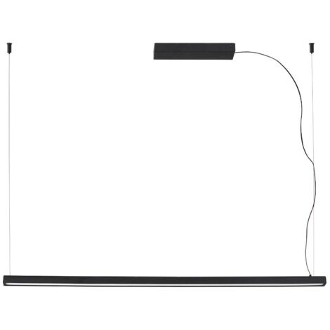 Lampe suspension noire avec fleuron de surface VICO 115 61103