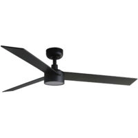 RUDDER L LED Ventilateur avec lumière noir / noyer 34298-1TW