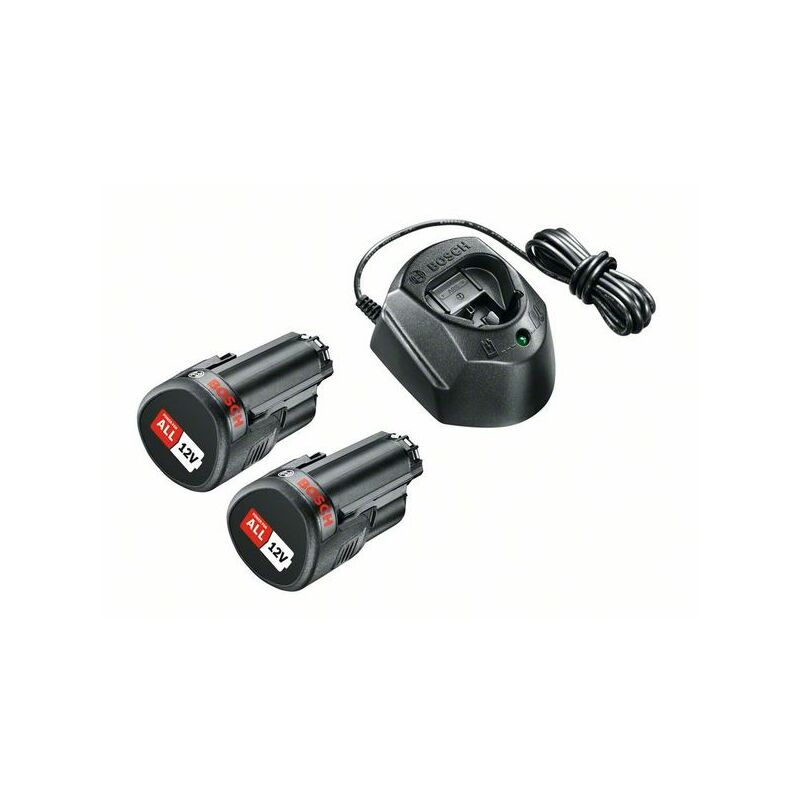 Bosch Pack De batería y cargador 2 sistema 12 v en caja 1.5ah 1210