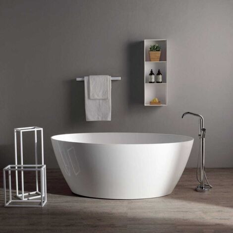 Bañera Moderna Freestanding De Mármol Serena