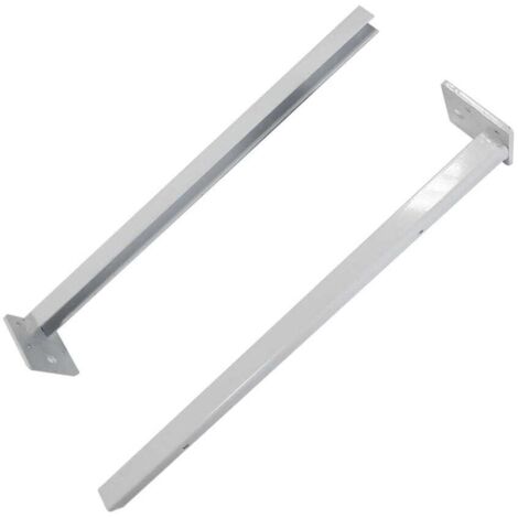 Juego De 2 Soportes Metálicos Para Estanterías 40Cm