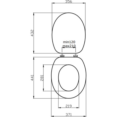 TAPA DE INODORO UNIVERSAL BLANCA MADERA CERTIFICADA FSC