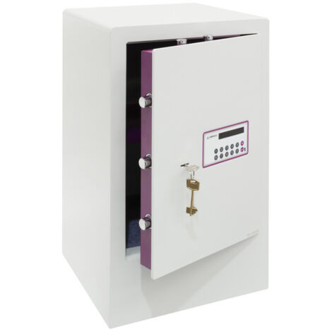 Arregui – Coffre-fort à code et clé 150090 – Double sécurité avec pênes rotatifs – Acier anti-perforant – Dimensions 62x38,5x36 cm – 71L (1/5)