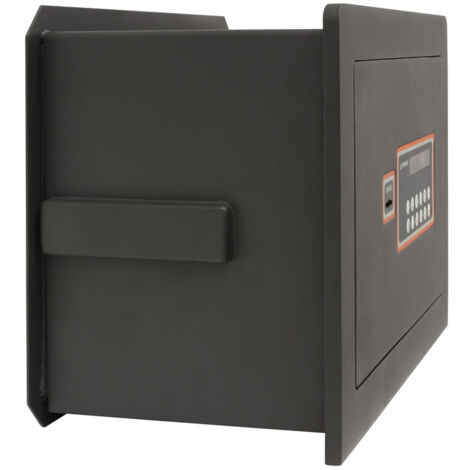 ARREGUI Plus C 181310 Coffre-fort Encastrable Mural - Serrure Clé Certifiée EN1300, Fond Extensible (15-22 Cm), 4-8L - Haute Sécurité Anti-perçage