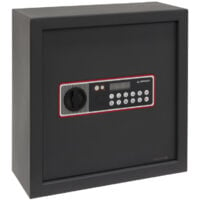 ARREGUI Cover 172160 Coffre-fort à cacher dans une armoire, ouverture à code électronique, 35 x 35 x 15 cm, 11 L - noir