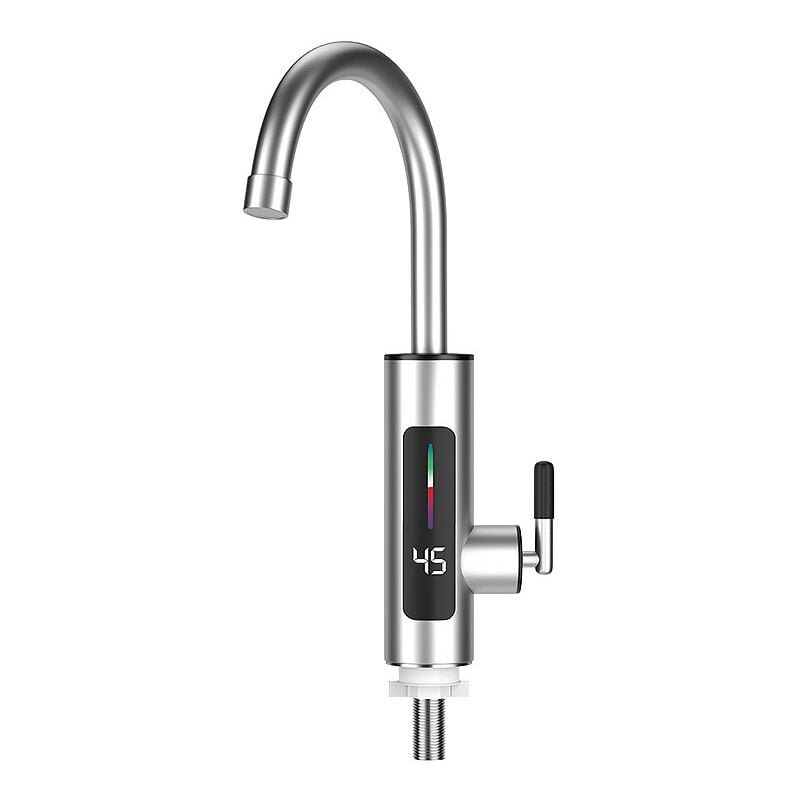 Sistema de calentador de agua instantáneo eléctrico caliente para baño  cocina 6500W 220V/50Hz (negro)