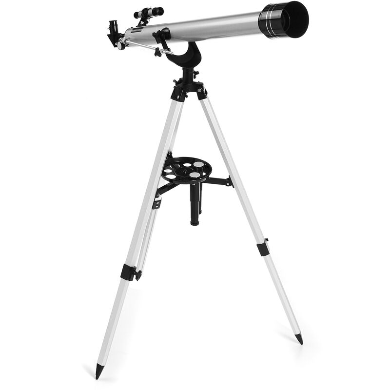 Telescopio F60900 675X con buscador astronómico Plata