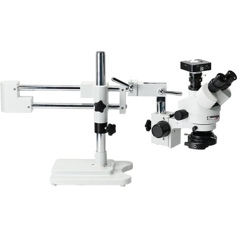 Cikonielf Microscope Stéréo Microscope à Zoom Stéréo Trinoculaire 3.5X