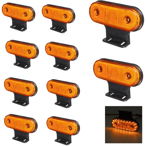 20 Lateral Led Luces De Marcador Para Camión Remolque | Envío Gratis